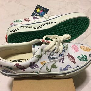 RARE Rollicking Zoo print VANS